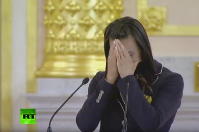 «Нас отстранили нагло и грубо»: Исинбаева расплакалась на встрече с Путиным в Кремле