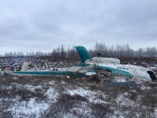 При крушении вертолёта Ми-8 на Ямале погибли 19 человек