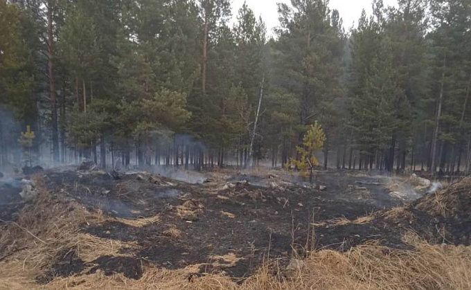 В Бурятии за сутки тушили один лесной пожар