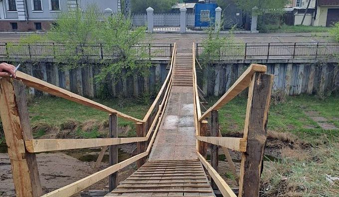 В городе Бурятии строят долгожданный мост взамен аварийного
